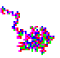 sample image of a random walk program