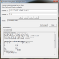 screen shot of computer algebra system program